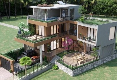 Biệt thự hiện đại 2 tần 220m