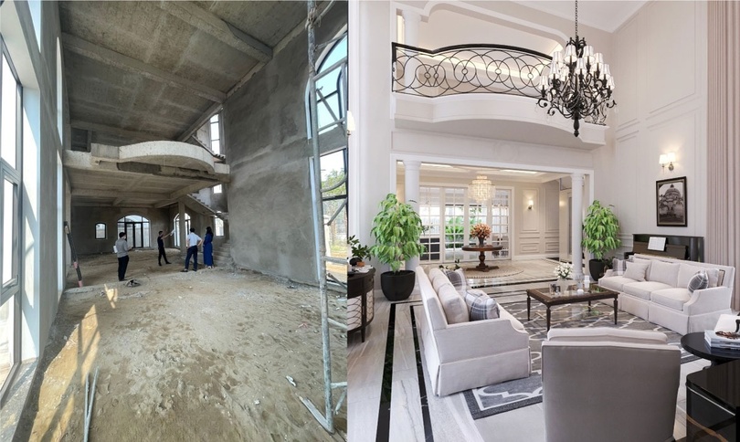 Thiết kế nội thất biệt thự