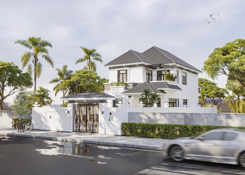 Nội thất biệt thự mái nhật 2 tầng