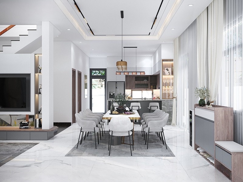 Nội thất biệt thự mái nhật 2 tầng12