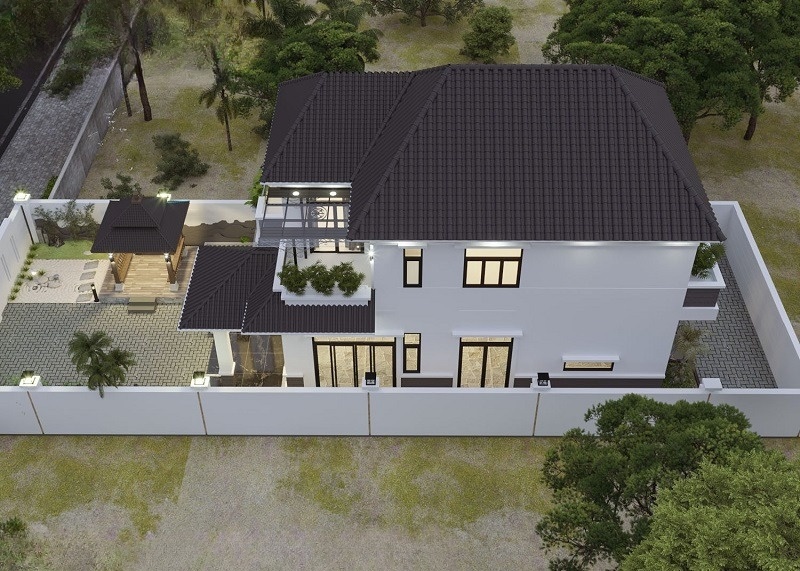 Nội thất biệt thự mái nhật 2 tầng2