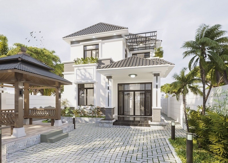 Nội thất biệt thự mái nhật 2 tầng3