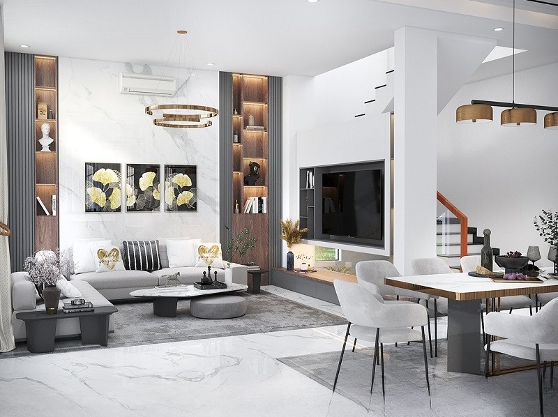 Nội thất biệt thự mái nhật 2 tầng8