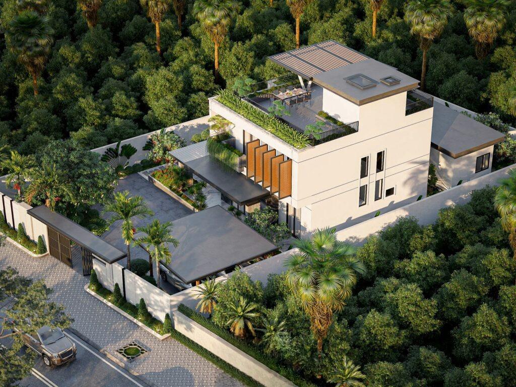 Sự khác biệt nhà ở quê KIẾN TRÚC1