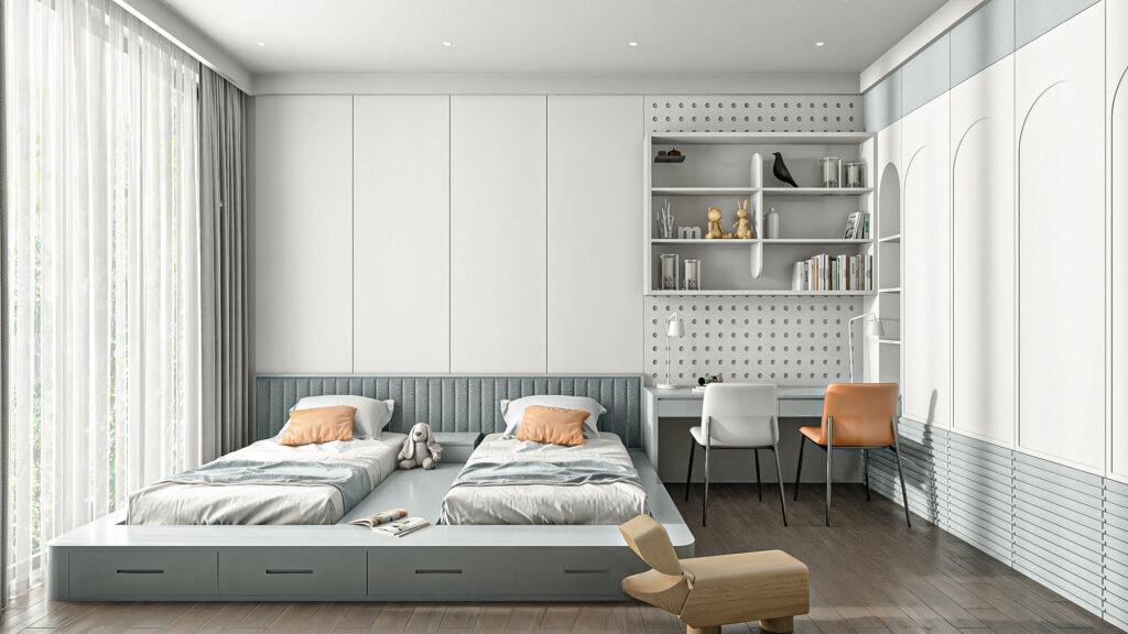 Sự khác biệt nhà ở quê PHÒNG NGỦ TRẺ EM1