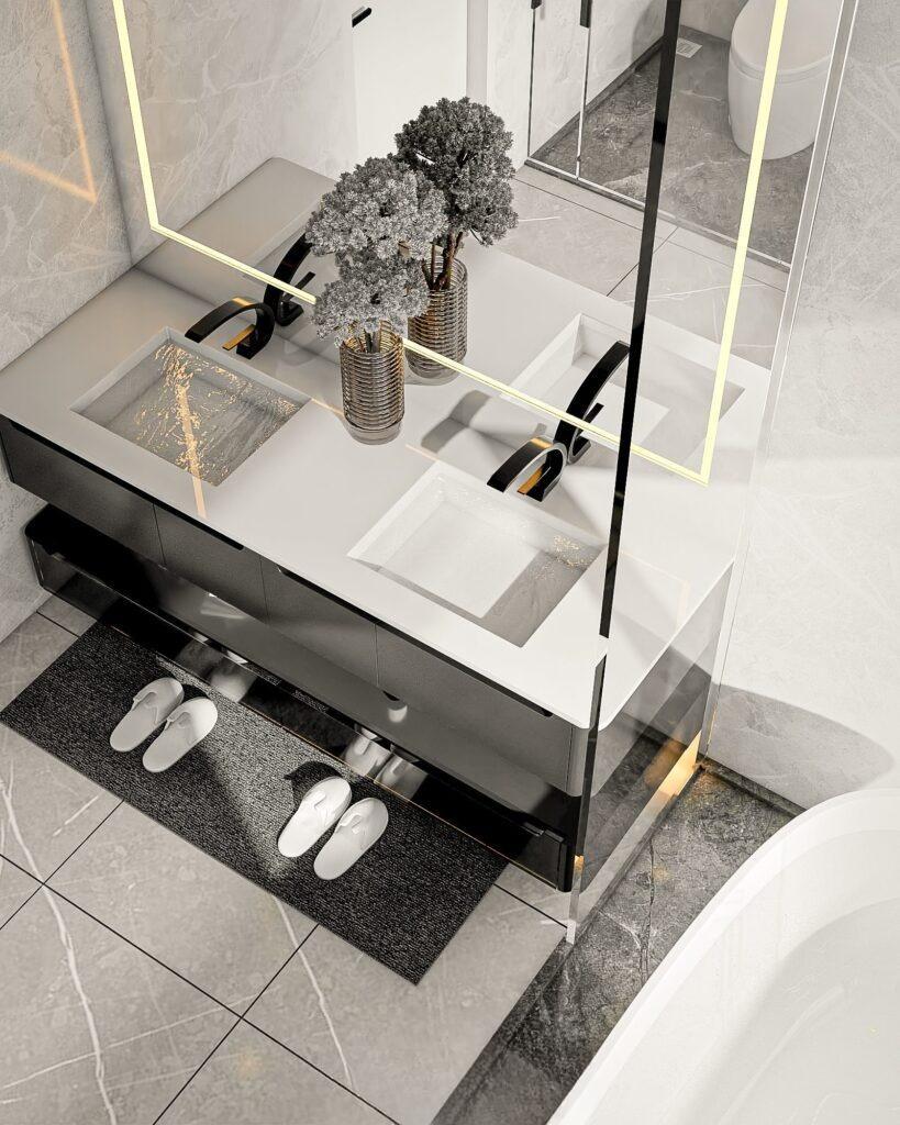 Sự khác biệt nhà ở quê WC TẦNG 2