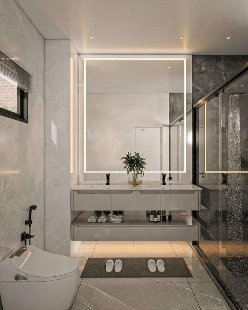 Sự khác biệt nhà ở quê WC TẦNG TRỆT