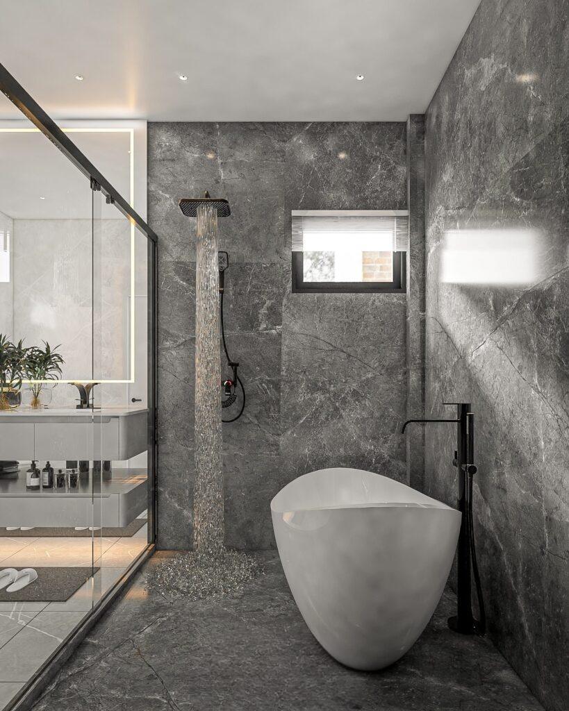 Sự khác biệt nhà ở quê WC TẦNG TRỆT1