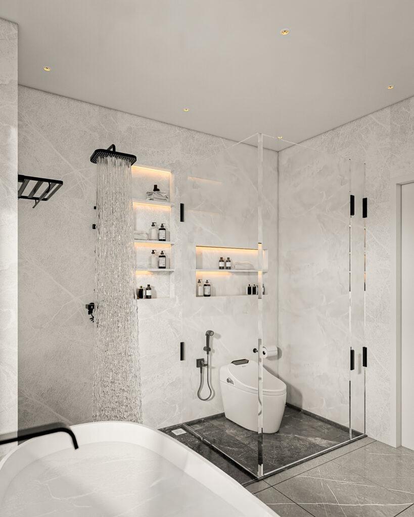 Sự khác biệt nhà ở quê WC TẦNG TRỆT5